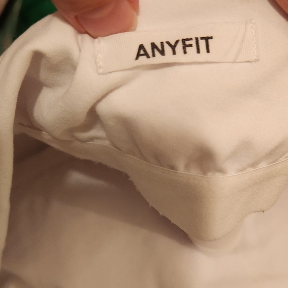 White Crop Bra Tank - Picture 6 of 6